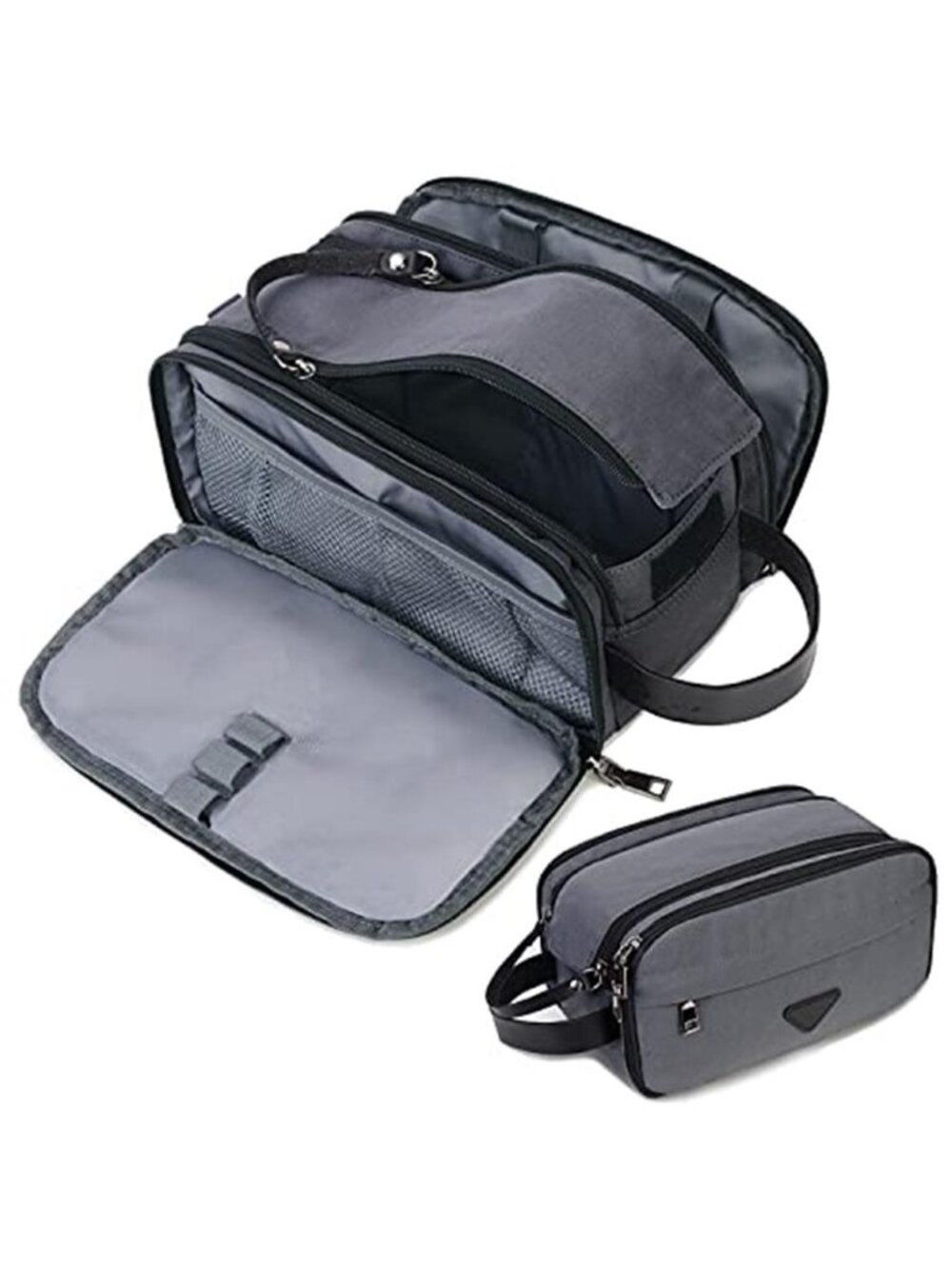 Large Travel Toiletry Bag Water Resistant Shaving Kit Makeup Cosmetic Organizer
